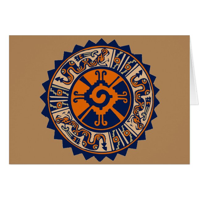 Cartão Hunab Ku maia (Frente Horizontal)