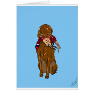 Cartão Hungarian Vizsla