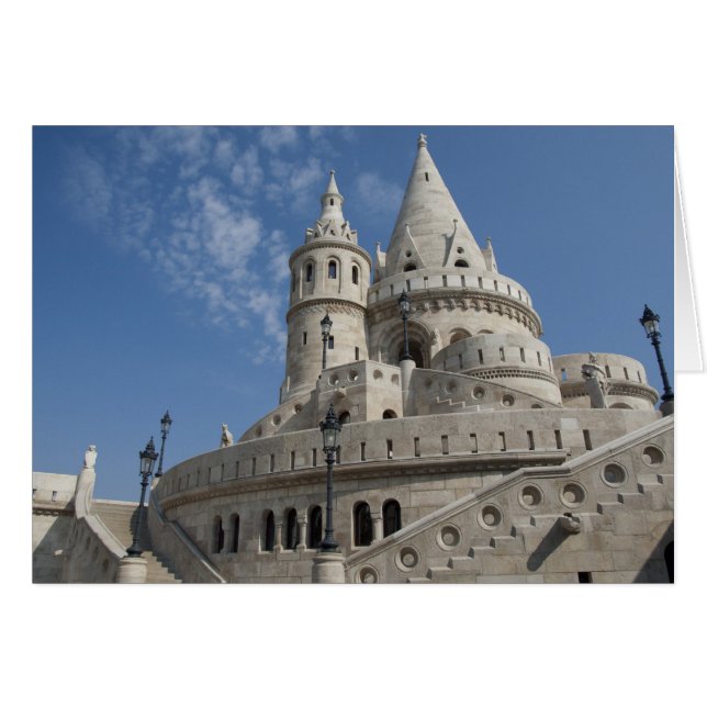 Cartão Hungria, cidade capital Budapeste. Buda, Castelo 2 (Frente Horizontal)