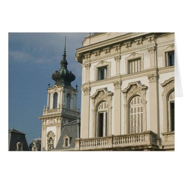 Cartão HUNGRIA, Região do Lago Balaton, KESZTHELY: (Frente Horizontal)