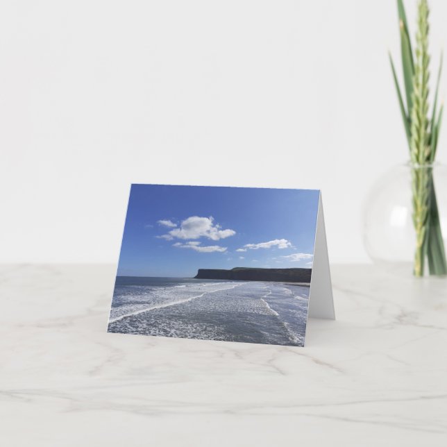 Cartão Huntcliff, Saltburn-by-the-Sea (Frente)