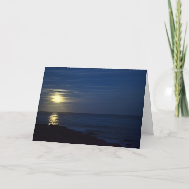 Cartão Hunter's Moon - Blank Greeting Card (Frente)