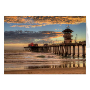 Cartão Huntington Beach Pier