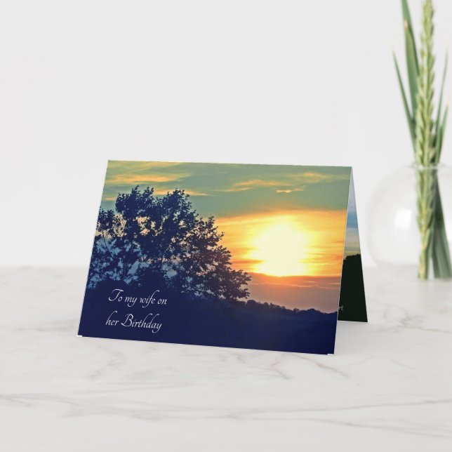 Cartão HUSBAND TO WIFE BIRTHDAY card (Frente)