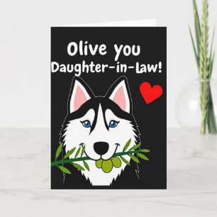 Cartão Husky do Dia das Mães