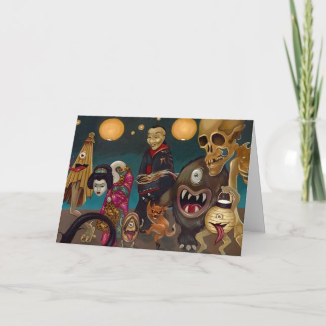 Cartão "Hyakki Yakō" Greeting Card Part 2 (Frente)