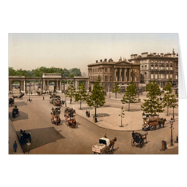 Cartão Hyde Park London Inglaterra (Frente horizontal)