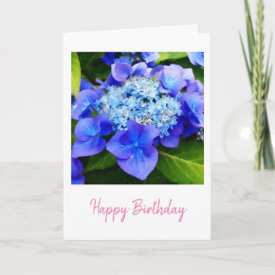 Cartão Hydrangea Birthday