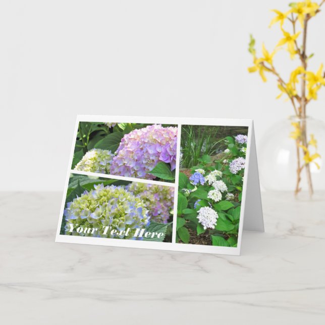 Cartão Hydrangea [Greeting Card] カード (Flor Amarela)