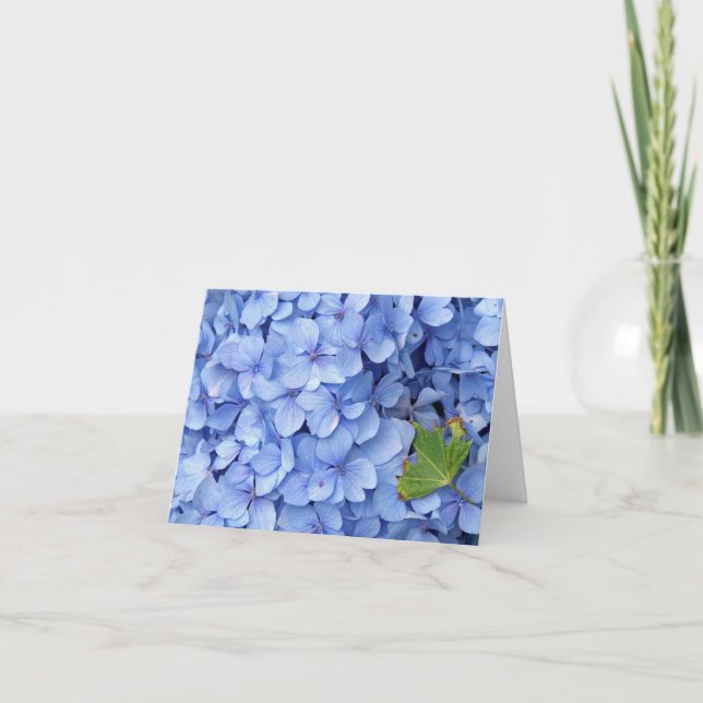 Cartão Hydrangea Note Card (Frente)