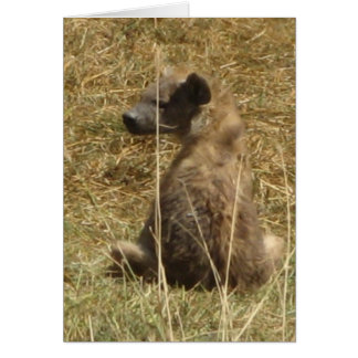 Cartão Hyena Pup