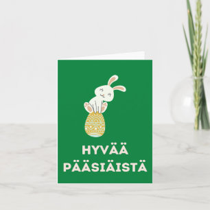 Cartão Hyvää Pääsiäistä, Feliz Páscoa 