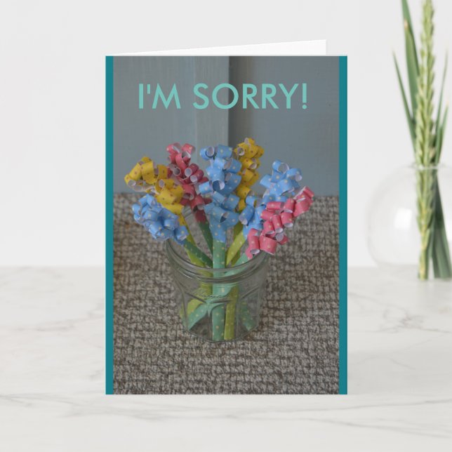 Cartão I am sorry greeting card (Frente)