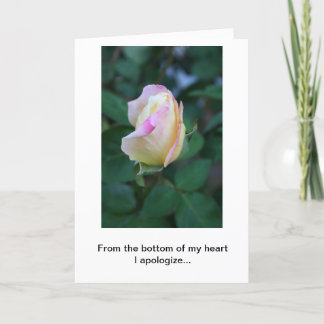 Cartão I Apologize For Your Lack Of Consideration (USA)