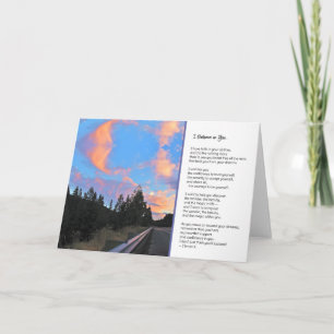 Cartão I Believe in You...