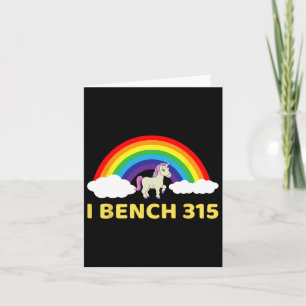 Cartão I Bench 315 Bench Press 315 Lb Club Bodybuilding S