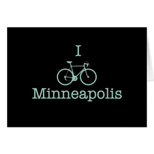Cartão I Bike Minneapolis