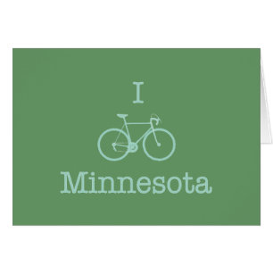 Cartão I Bike Minnesota