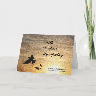 Cartão I Did Not Die Sympathy Card