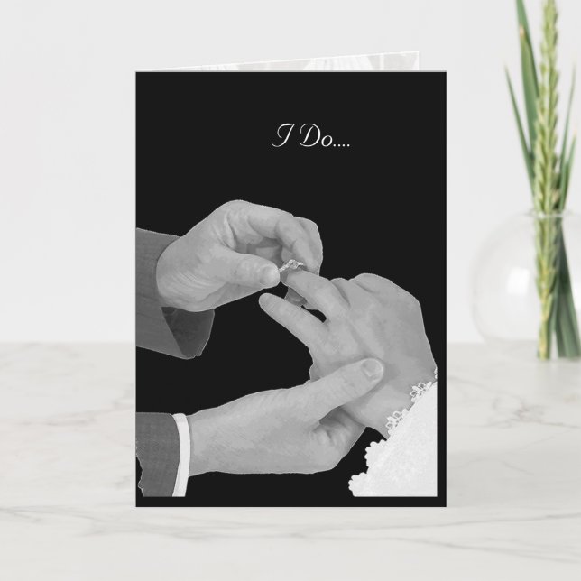 Cartão I Do.... (Frente)