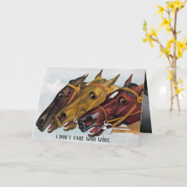 Cartão I Don't Care Who Wins Personalized