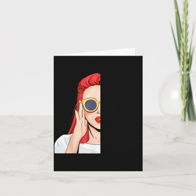 Cartão I Don't Have An Attitude Problem I Just Have A Red (Frente)