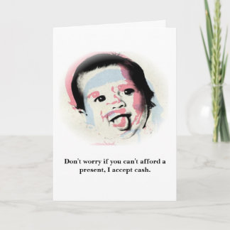 Cartão I don't need presents.