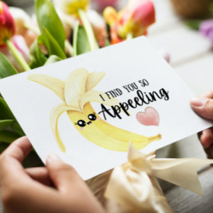 Cartão I Find You So Appealing Folded Greeting Card