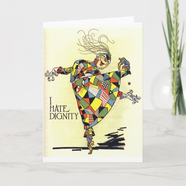 Cartão I Hate Dignity Card (Frente)