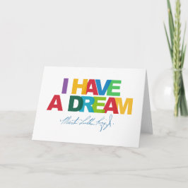 Cartão I have a dream