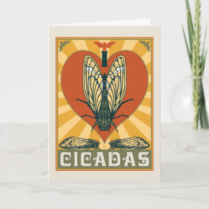 Cartão I Heart Cicadas