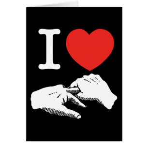 Cartão I Heart (Love) Anal