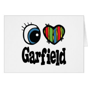 Cartão I Heart (Love) Garfield