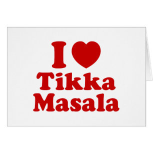 Cartão I Heart (Love) Tikka Masala Card