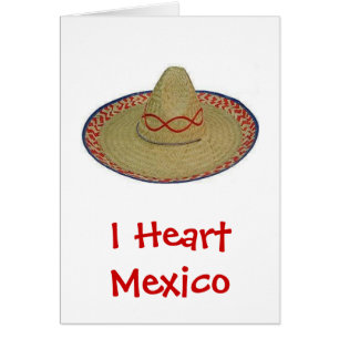 Cartão I Heart Mexico
