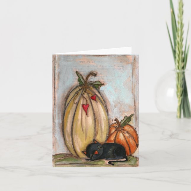 Cartão I Heart Naps and Fall - placa de vazio (Frente)