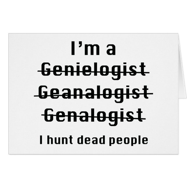 Cartão I Hunt Mortos (Frente Horizontal)