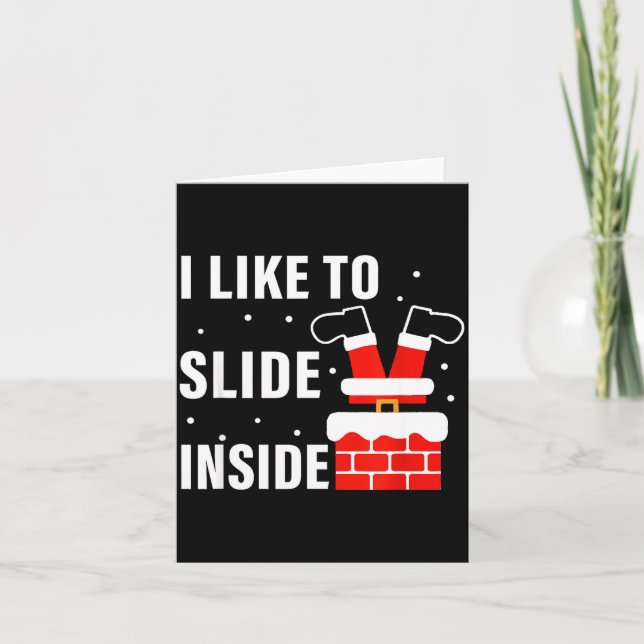 Cartão I Like To Ride On Top I Like To Slide Inside Coupl (Frente)