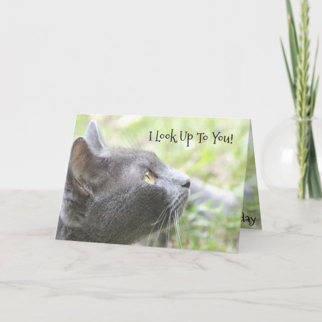 Cartão I Look Up To You (Frente)