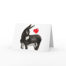 I Love Donkeys Demure Donkey