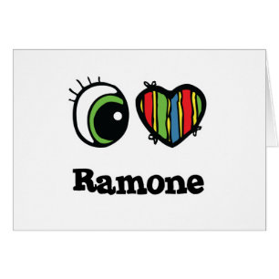 Cartão I Love (Heart) ramone