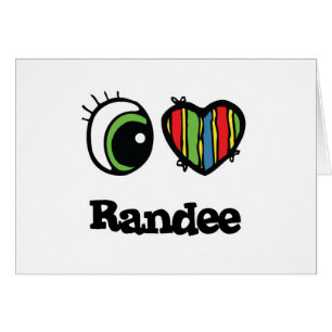 Cartão I Love (Heart) Randee