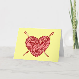 Cartão I Love Knitting