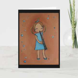 Cartão I Love My Clarinet