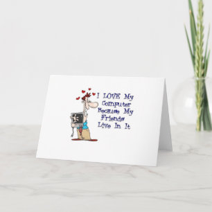 Cartão I Love My Computer