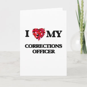 Cartão I love my Corrections Officer