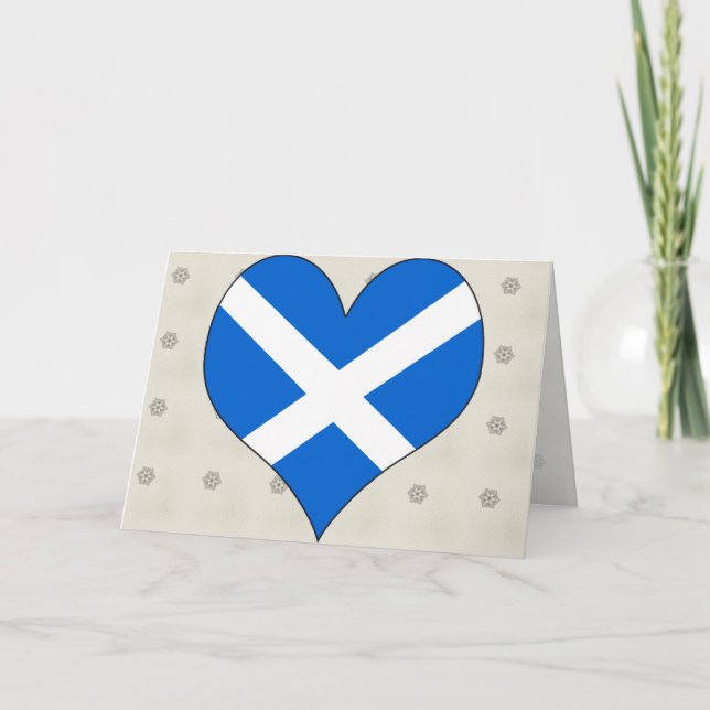 Cartão I Love Scotland (Frente)