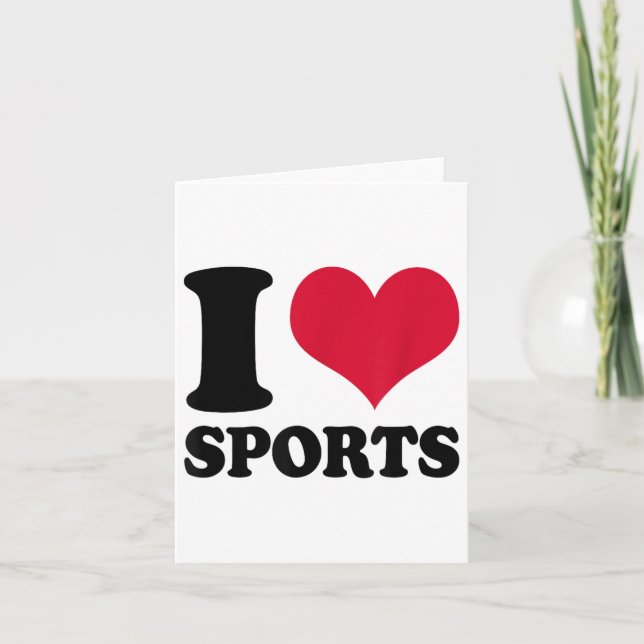 Cartão I Love Srts Fitness Motivation  (Frente)