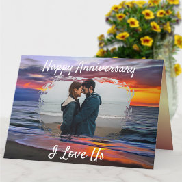 Cartão I Love Us Anniversary Puerto Sunset 1739