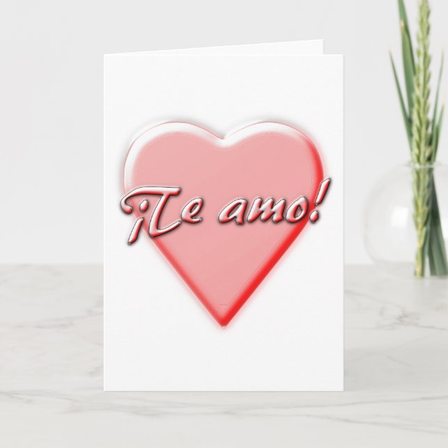 Cartão I Love You card (Frente)